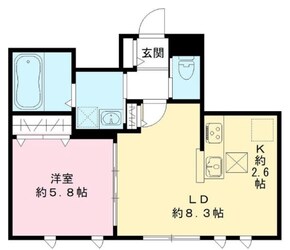 クロシェット井の頭の物件間取画像